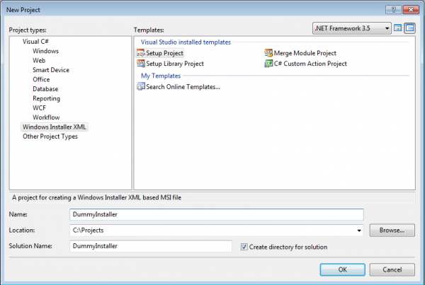 wix installer