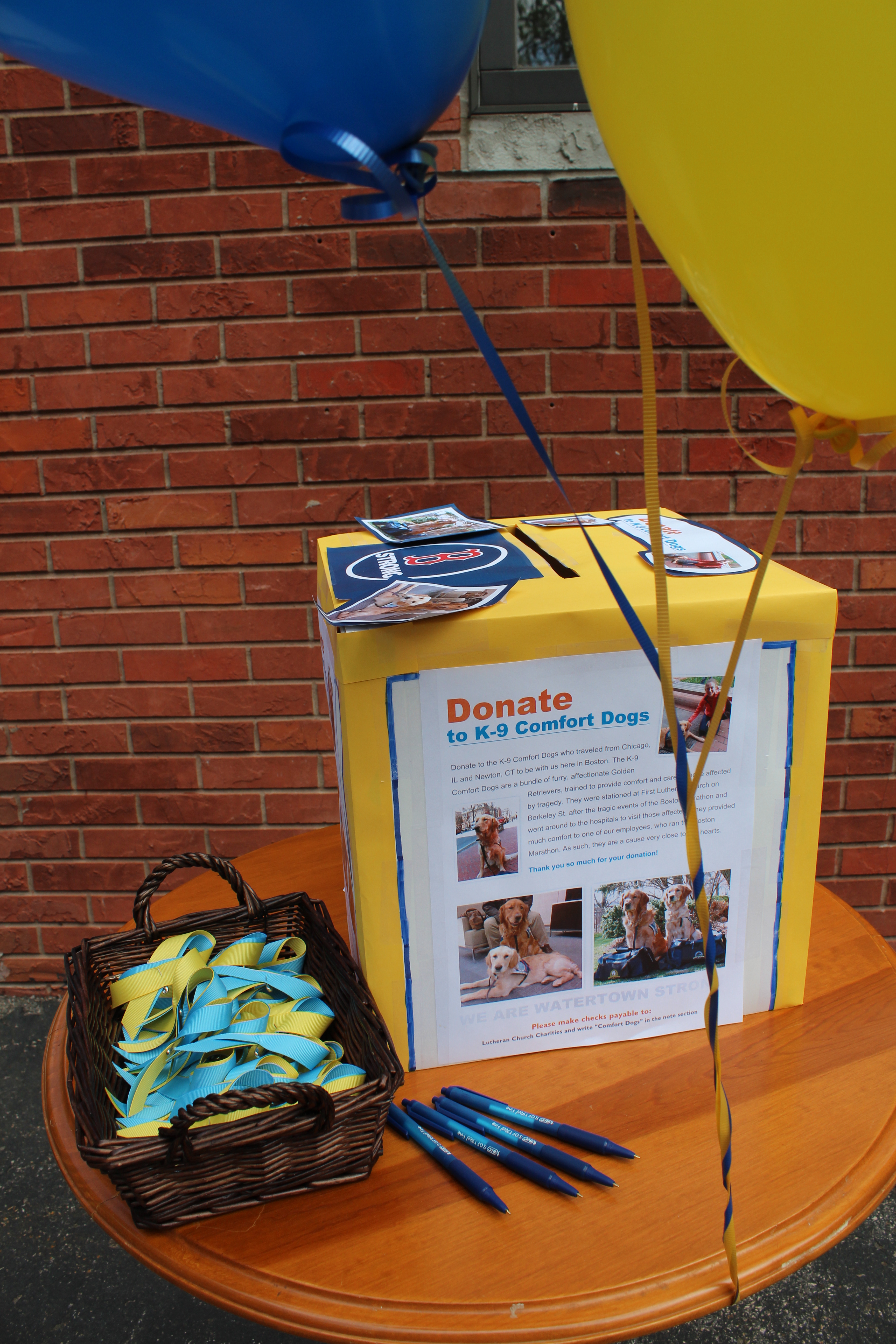 Benefitting the K-9 Comfort Dogs